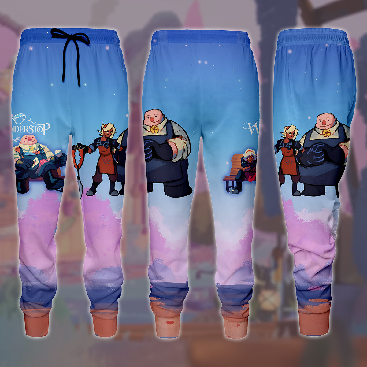 Wanderstop Video Game All Over Printed T-shirt Tank Top Zip Hoodie Pullover Hoodie Hawaiian Shirt Beach Shorts Joggers Joggers