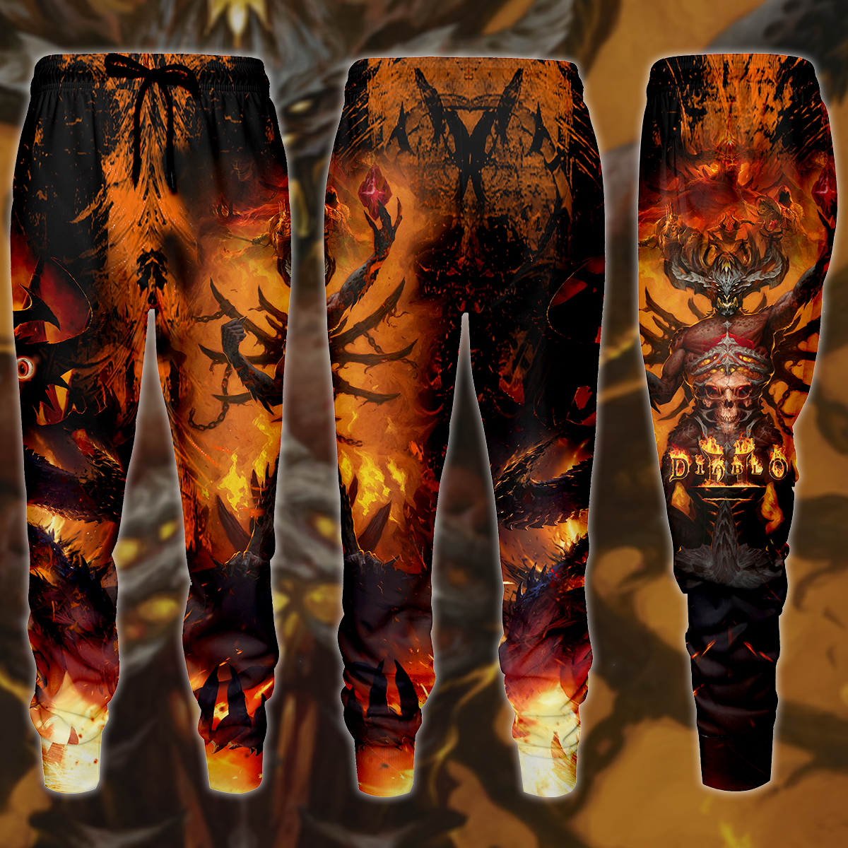 Diablo Immortal Video Game 3D All Over Print T-shirt Tank Top Zip Hoodie Pullover Hoodie Hawaiian Shirt Beach Shorts Jogger Joggers
