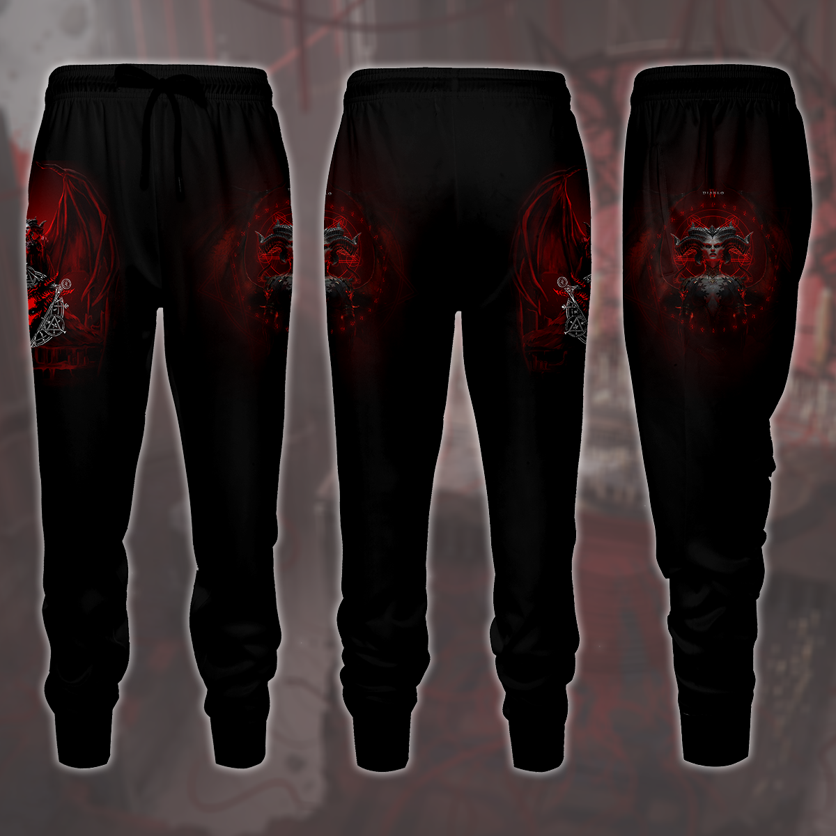 Diablo IV Video Game All Over Printed T-shirt Tank Top Zip Hoodie Pullover Hoodie Hawaiian Shirt Beach Shorts Joggers Joggers