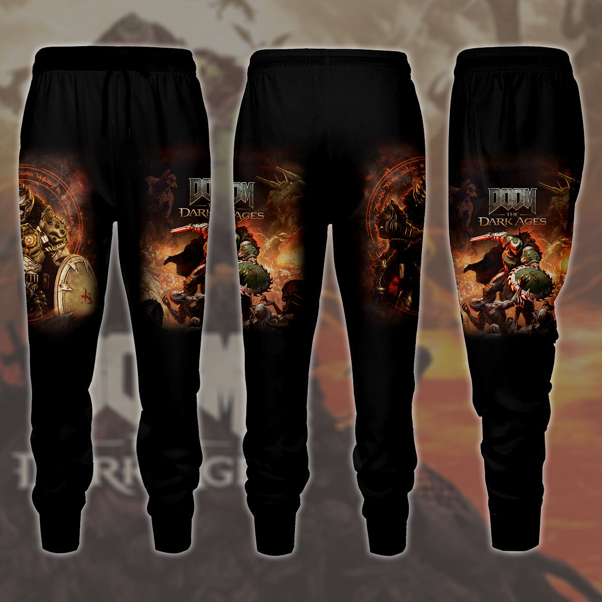 Doom: The Dark Ages Video Game All Over Printed T-shirt Tank Top Zip Hoodie Pullover Hoodie Hawaiian Shirt Beach Shorts Joggers Joggers