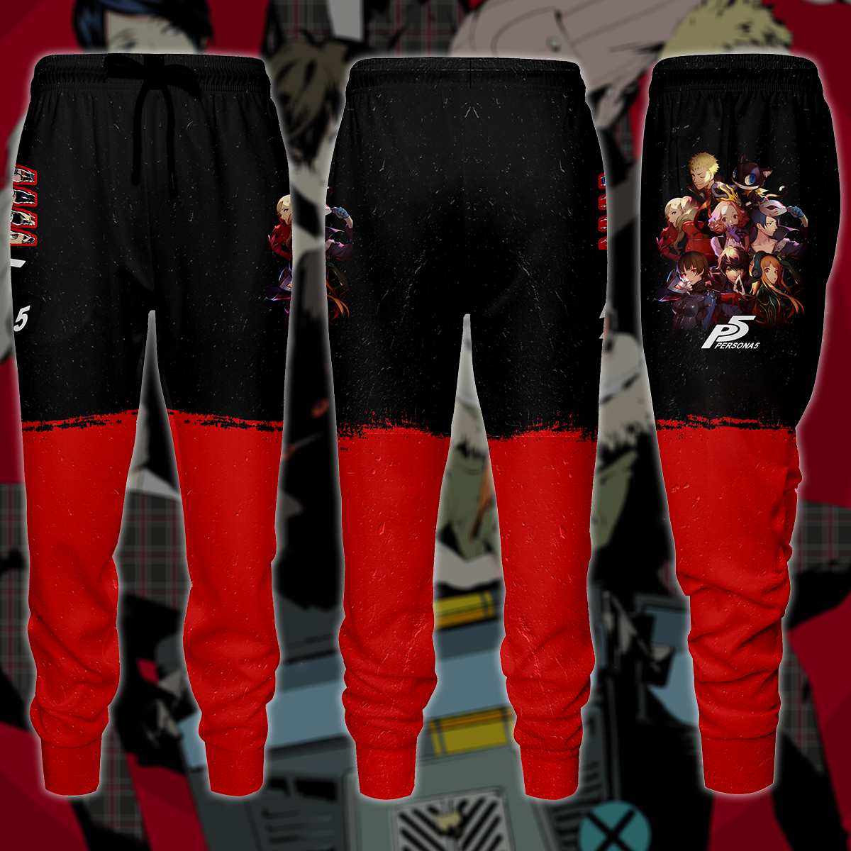 Persona V Video Game 3D All Over Printed T-shirt Tank Top Zip Hoodie Pullover Hoodie Hawaiian Shirt Beach Shorts Jogger Joggers