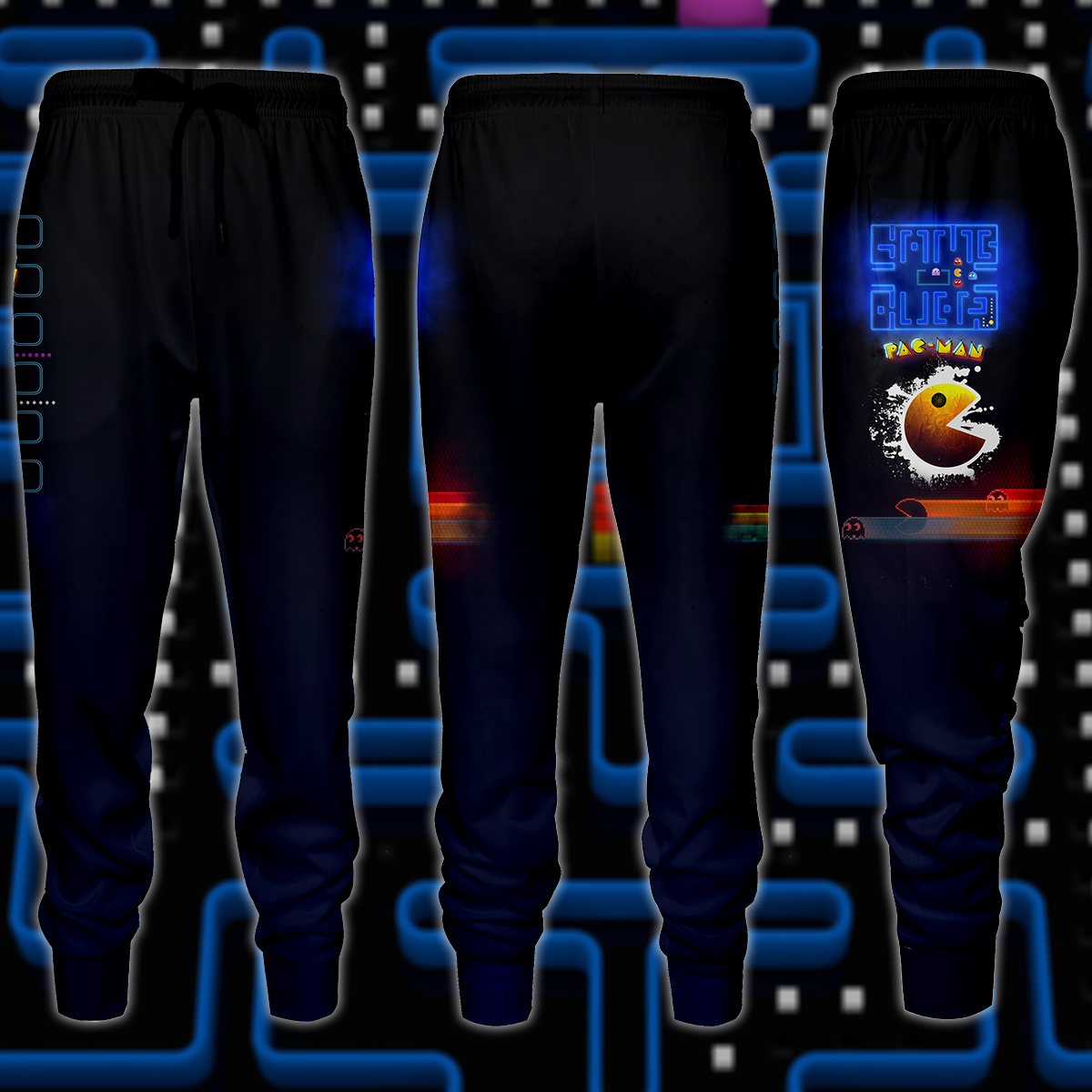 Pac Man Video Game 3D All Over Print T-shirt Tank Top Zip Hoodie Pullover Hoodie Hawaiian Shirt Beach Shorts Jogger Joggers