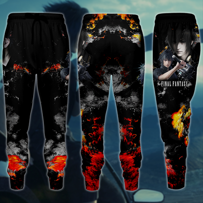Final Fantasy XV Noctis Video Game 3D All Over Print T-shirt Tank Top Zip Hoodie Pullover Hoodie Hawaiian Shirt Beach Shorts Jogger Joggers