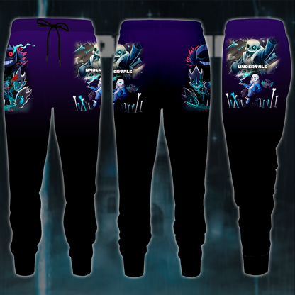 Undertale Video Game 3D All Over Printed T-shirt Tank Top Zip Hoodie Pullover Hoodie Hawaiian Shirt Beach Shorts Joggers Joggers