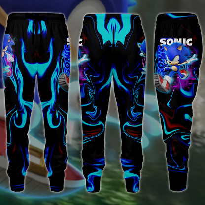 Sonic Video Game 3D All Over Print T-shirt Tank Top Zip Hoodie Pullover Hoodie Hawaiian Shirt Beach Shorts Jogger Joggers