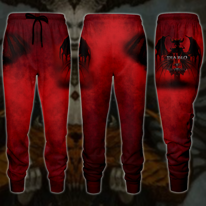 Diablo IV Lilith Video Game 3D All Over Printed T-shirt Tank Top Zip Hoodie Pullover Hoodie Hawaiian Shirt Beach Shorts Jogger Joggers
