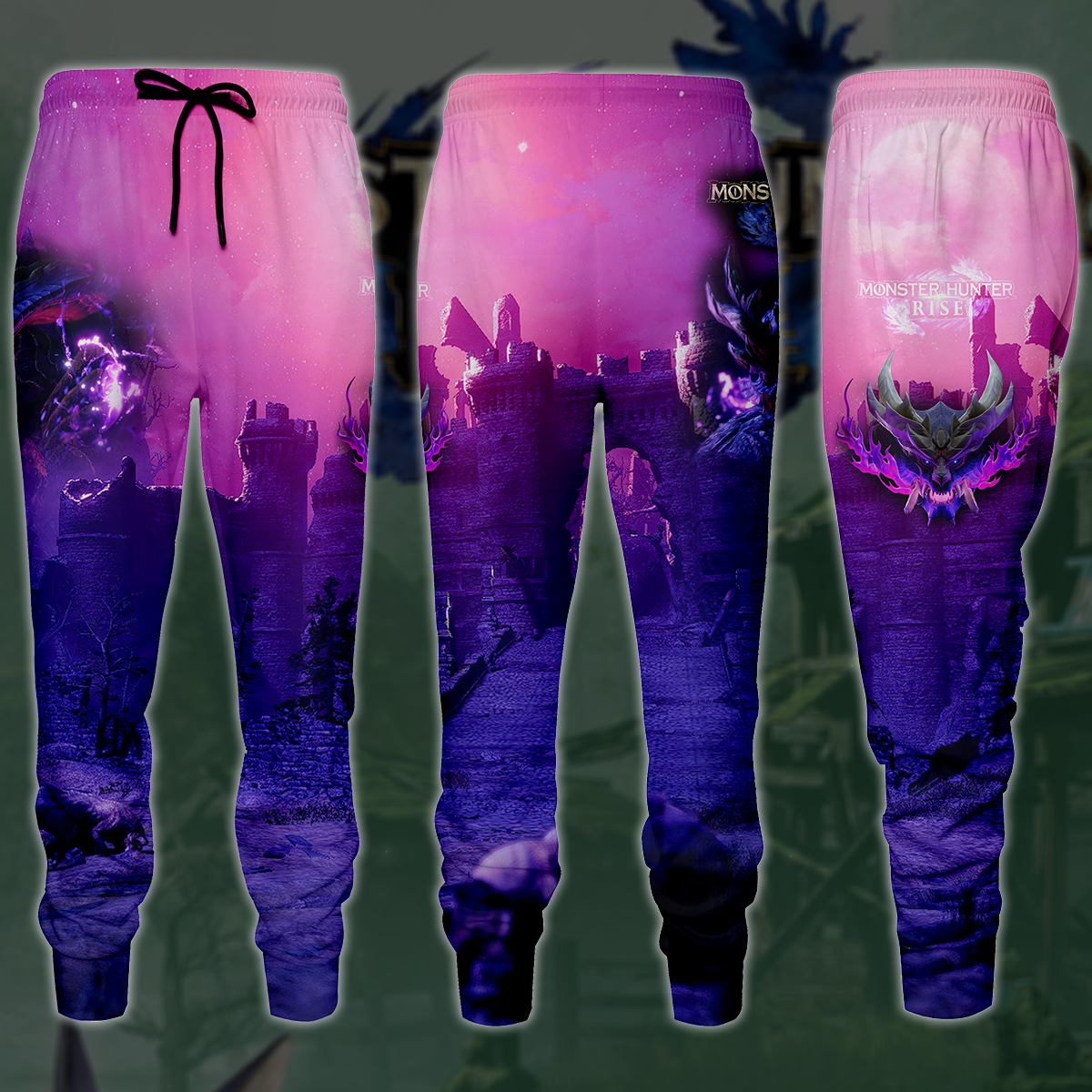 Monster Hunter Rise Video Game 3D All Over Printed T-shirt Tank Top Zip Hoodie Pullover Hoodie Hawaiian Shirt Beach Shorts Jogger Joggers