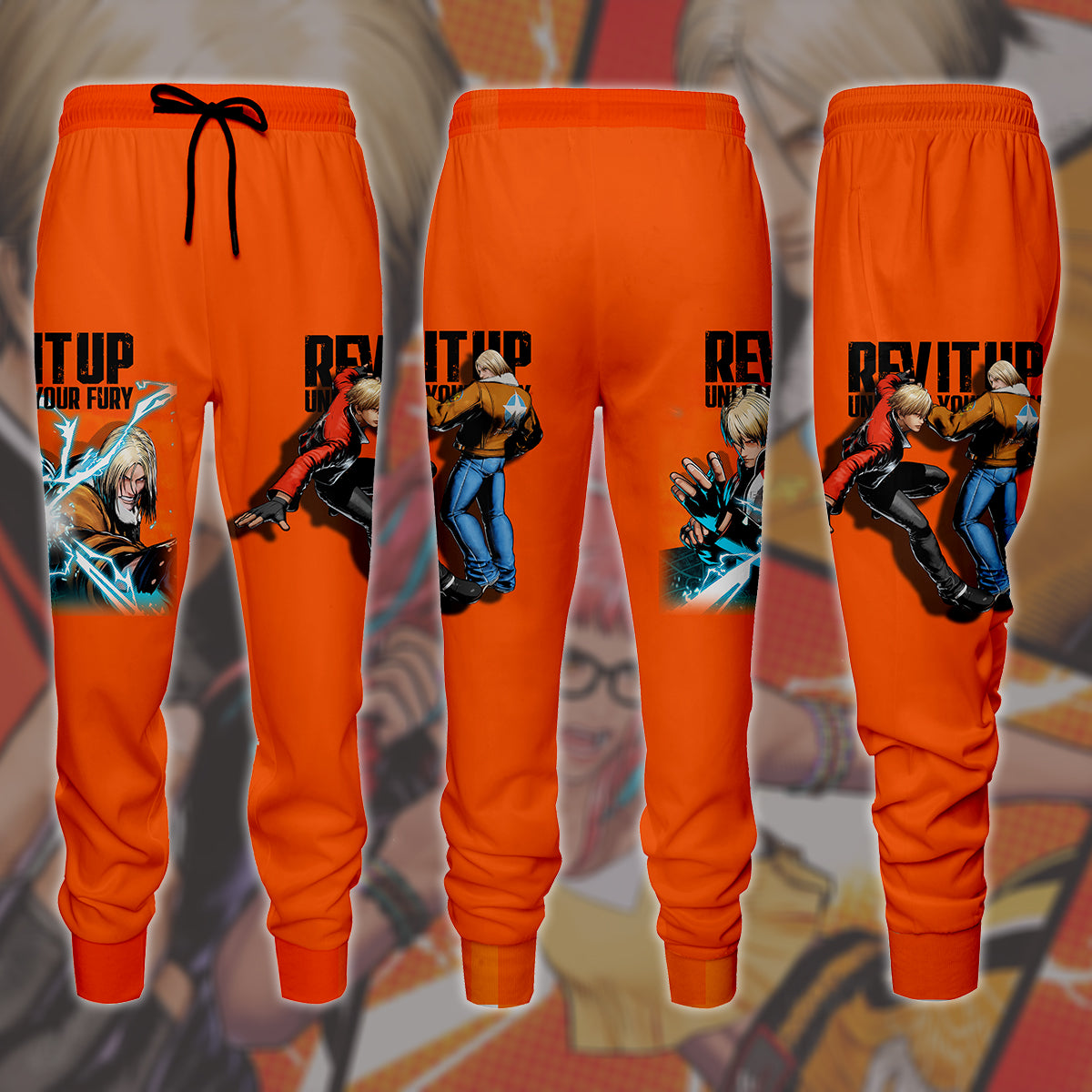 Fatal Fury: City of the Wolves Video Game All Over Printed T-shirt Tank Top Zip Hoodie Pullover Hoodie Hawaiian Shirt Beach Shorts Joggers Joggers