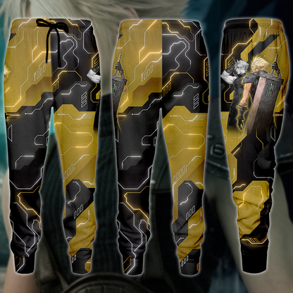 Final Fantasy VII Cloud Strife Video Game 3D All Over Print T-shirt Tank Top Zip Hoodie Pullover Hoodie Hawaiian Shirt Beach Shorts Jogger Joggers