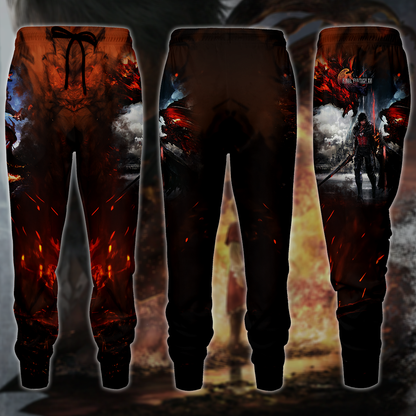 Final Fantasy XVI Video Game 3D All Over Printed T-shirt Tank Top Zip Hoodie Pullover Hoodie Hawaiian Shirt Beach Shorts Jogger Joggers