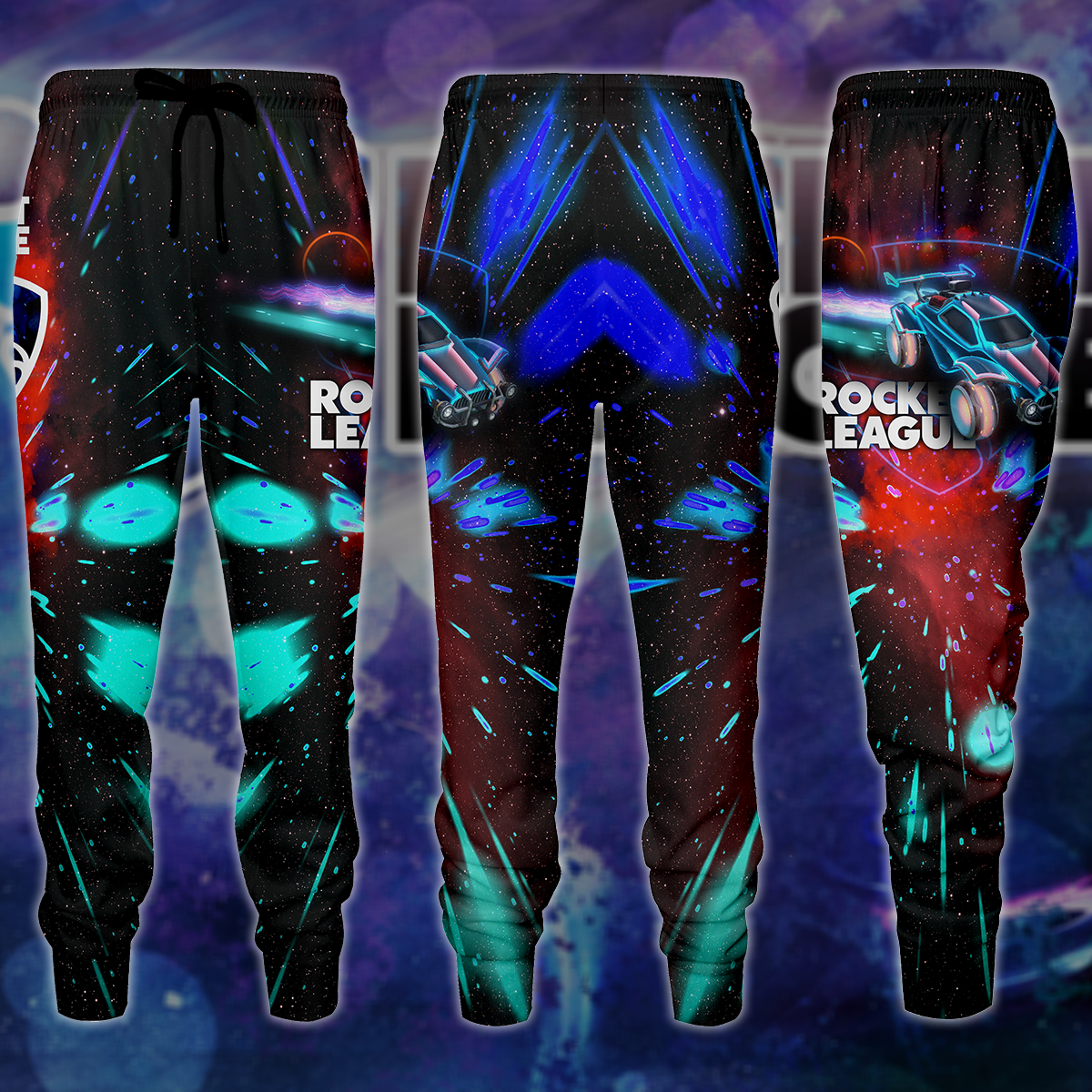 Rocket League Video Game 3D All Over Print T-shirt Tank Top Zip Hoodie Pullover Hoodie Hawaiian Shirt Beach Shorts Jogger Joggers