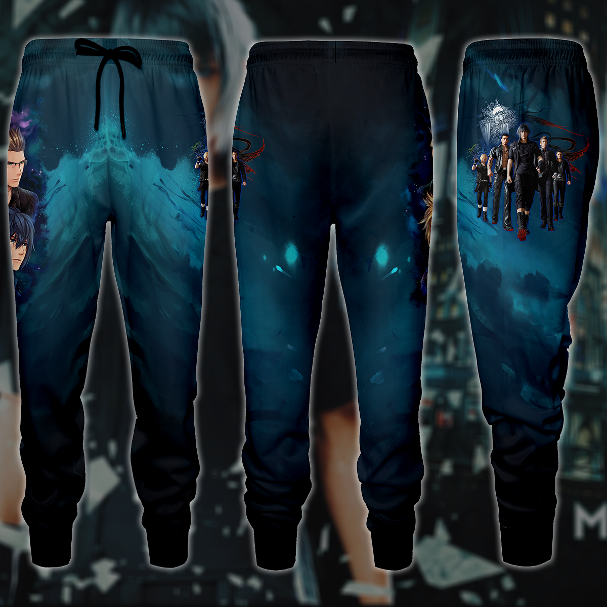 Final Fantasy XV Video Game 3D All Over Printed T-shirt Tank Top Zip Hoodie Pullover Hoodie Hawaiian Shirt Beach Shorts Jogger Joggers