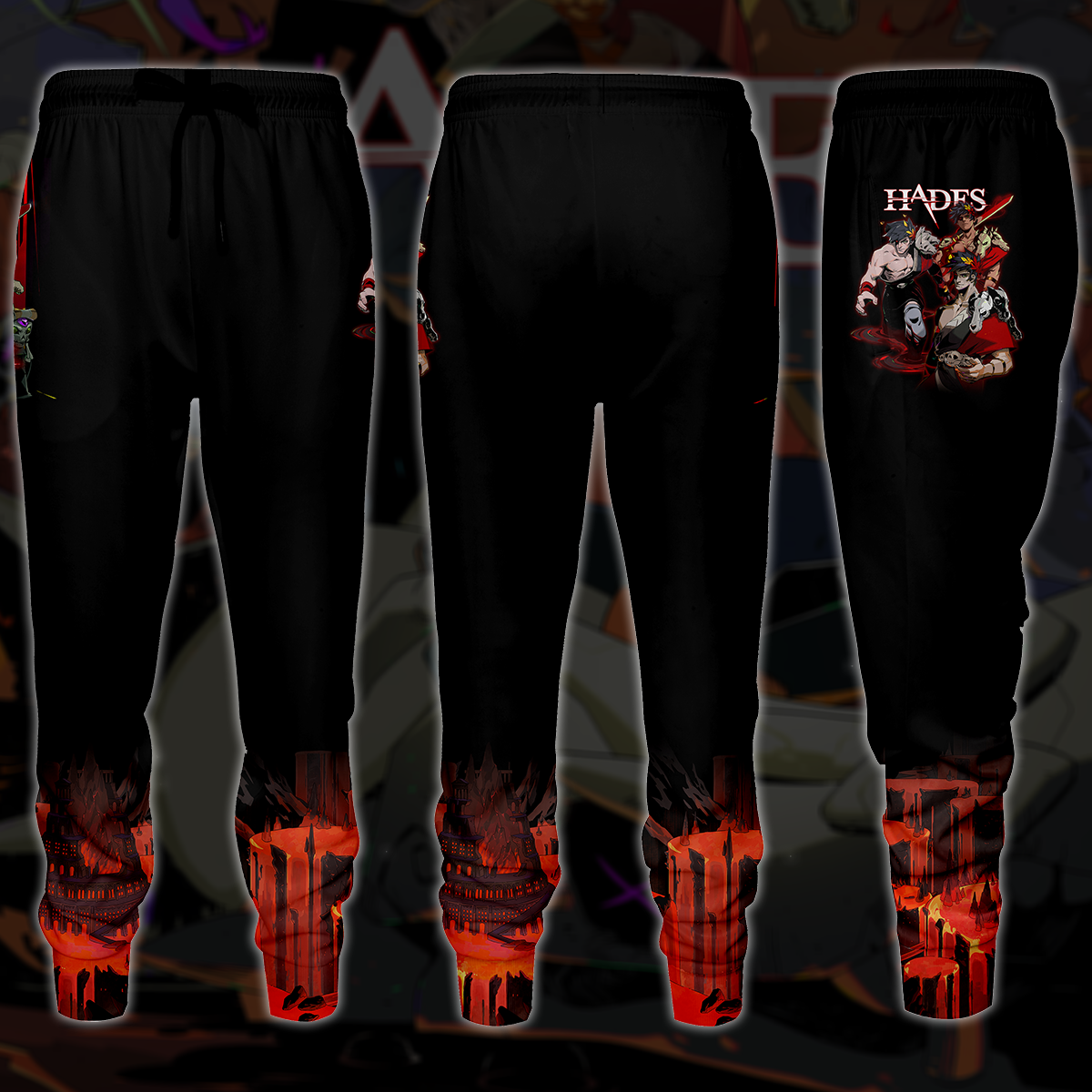 Hades Video Game 3D All Over Print T-shirt Tank Top Zip Hoodie Pullover Hoodie Hawaiian Shirt Beach Shorts Jogger Joggers