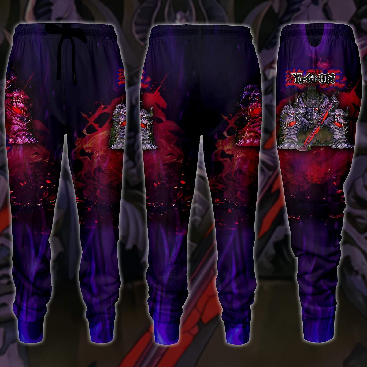 Yu-Gi-Oh! Archfiend Emperor Video Game 3D All Over Print T-shirt Tank Top Zip Hoodie Pullover Hoodie Hawaiian Shirt Beach Shorts Jogger Joggers
