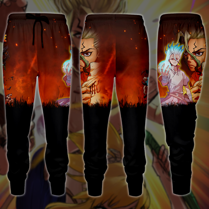 Dr. Stone Anime Manga 3D All Over Print T-shirt Tank Top Zip Hoodie Pullover Hoodie Hawaiian Shirt Beach Shorts Jogger Joggers