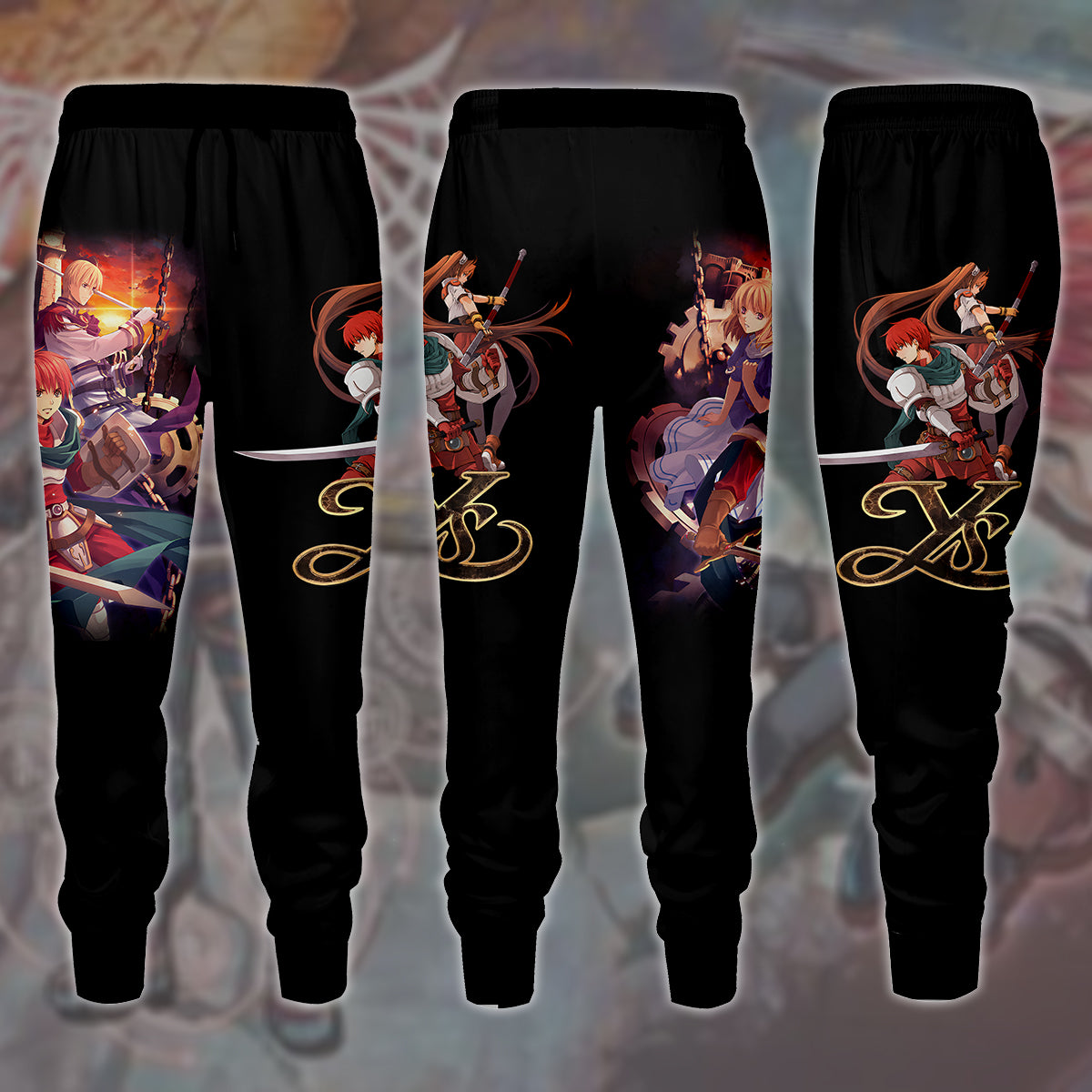 Ys Adol Christin Video Game All Over Printed T-shirt Tank Top Zip Hoodie Pullover Hoodie Hawaiian Shirt Beach Shorts Joggers