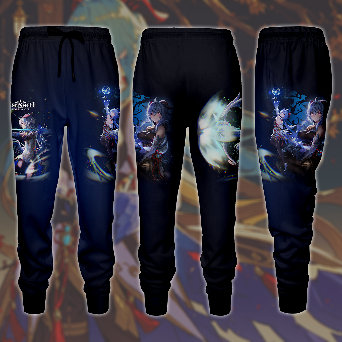 Genshin Impact Ganyu Video Game All Over Printed T-shirt Tank Top Zip Hoodie Pullover Hoodie Hawaiian Shirt Beach Shorts Joggers Joggers