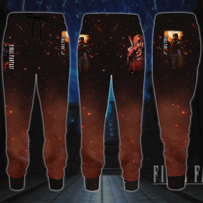 Final Fantasy XVI Video Game All-Over T-shirt Hoodie Tank Top Hawaiian Shirt Beach Shorts Joggers Joggers