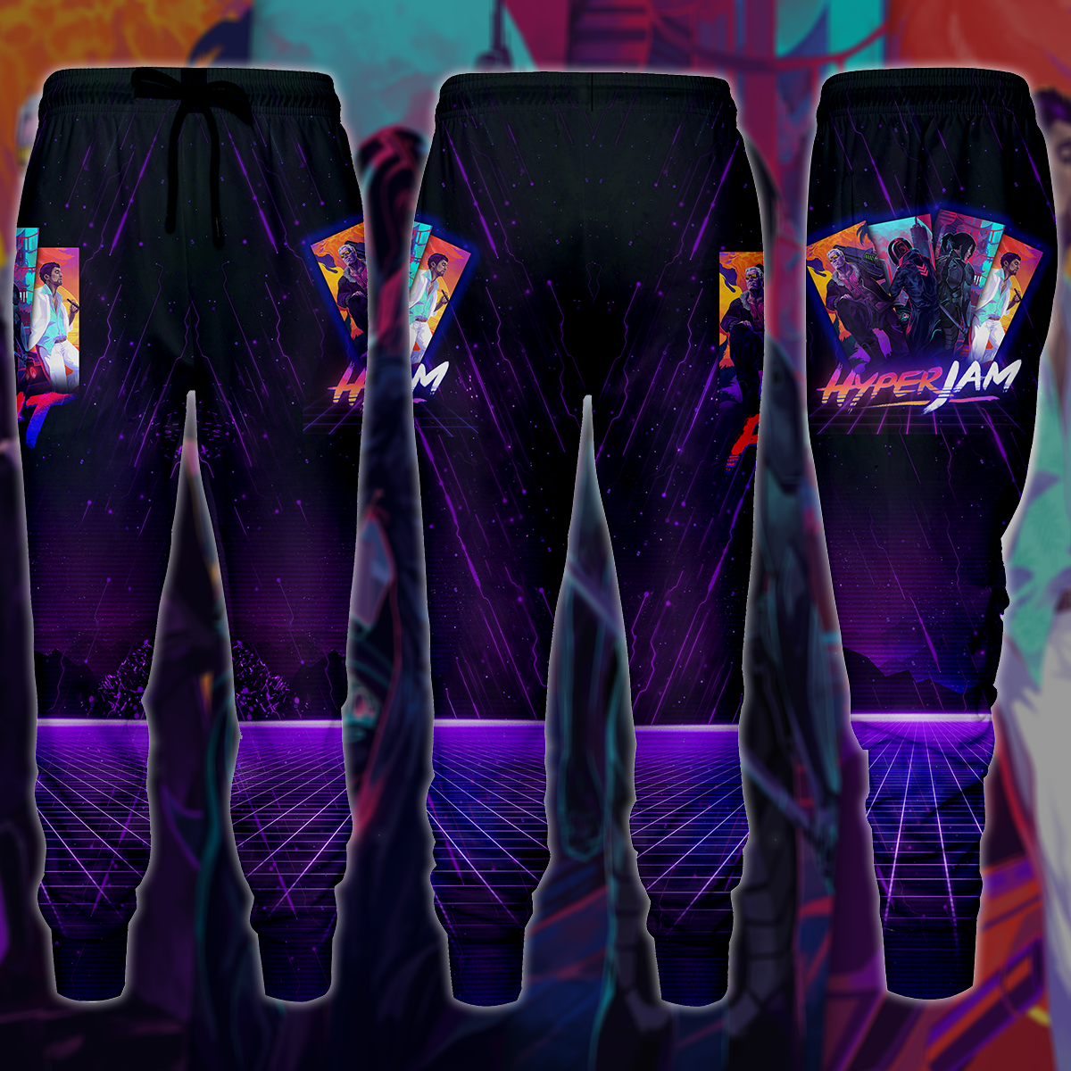 Hyper Jam Video Game 3D All Over Print T-shirt Tank Top Zip Hoodie Pullover Hoodie Hawaiian Shirt Beach Shorts Jogger Joggers