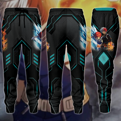 My Hero Academia Todoroki Shoto 3D All Over Print T-shirt Tank Top Zip Hoodie Pullover Hoodie Hawaiian Shirt Beach Shorts Jogger Joggers
