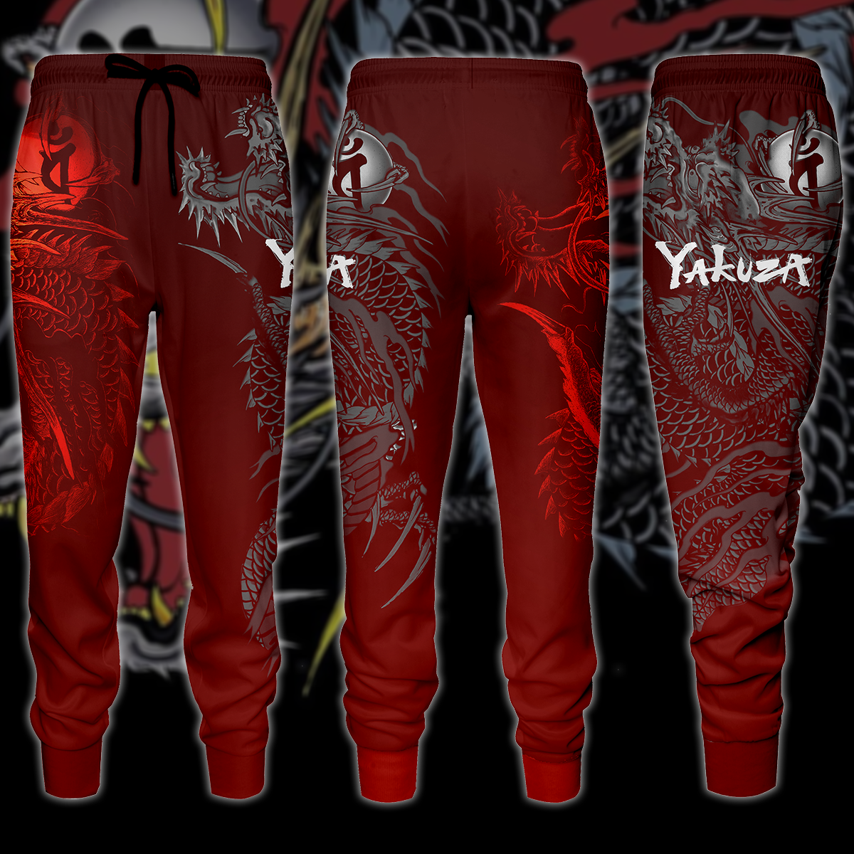 Yakuza Video Game 3D All Over Printed T-shirt Tank Top Zip Hoodie Pullover Hoodie Hawaiian Shirt Beach Shorts Jogger Joggers
