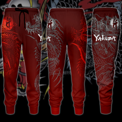 Yakuza Video Game 3D All Over Printed T-shirt Tank Top Zip Hoodie Pullover Hoodie Hawaiian Shirt Beach Shorts Jogger Joggers