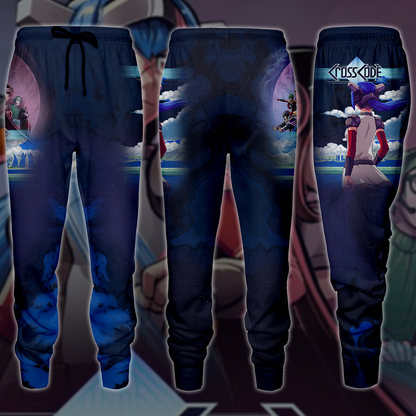 Crosscode Video Game 3D All Over Printed T-shirt Tank Top Zip Hoodie Pullover Hoodie Hawaiian Shirt Beach Shorts Jogger Joggers