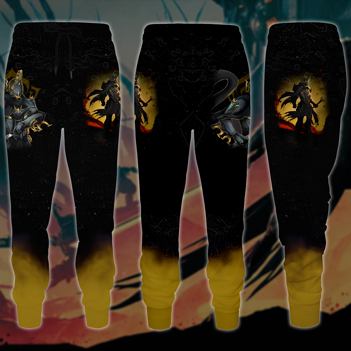 Warframe Video Game All Over Printed T-shirt Tank Top Zip Hoodie Pullover Hoodie Hawaiian Shirt Beach Shorts Joggers Joggers