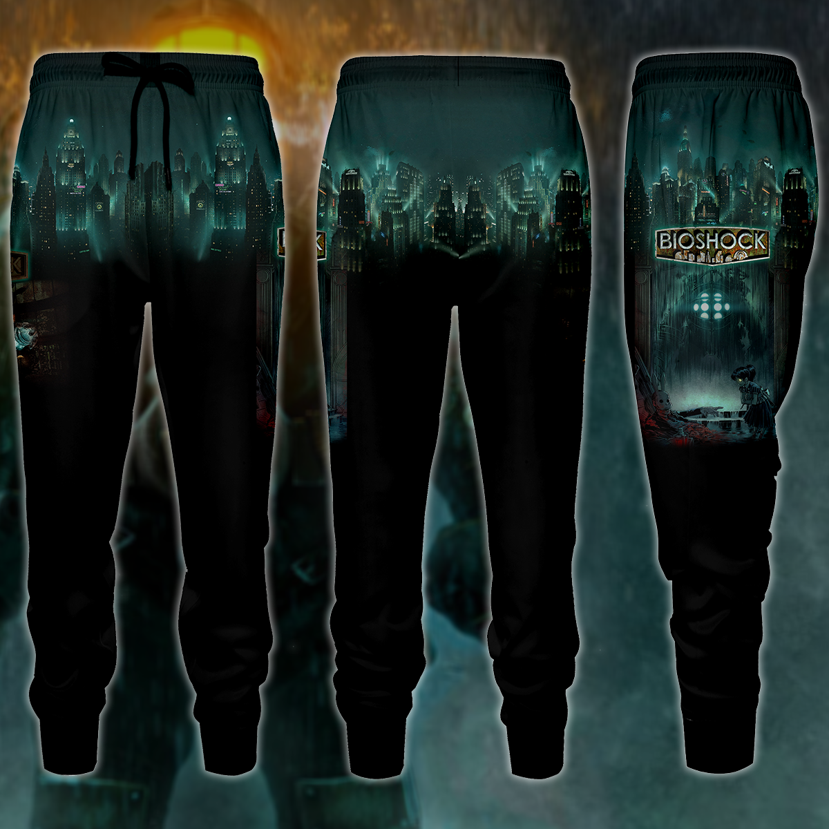 Bioshock Video Game 3D All Over Print T-shirt Tank Top Zip Hoodie Pullover Hoodie Hawaiian Shirt Beach Shorts Jogger Joggers