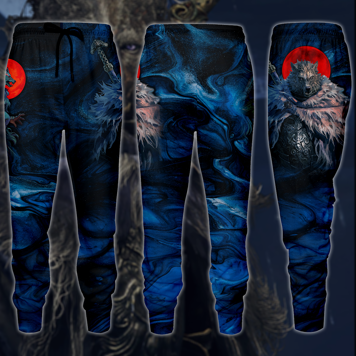 Elden Ring Blaidd Video Game 3D All Over Print T-shirt Tank Top Zip Hoodie Pullover Hoodie Hawaiian Shirt Beach Shorts Jogger Joggers