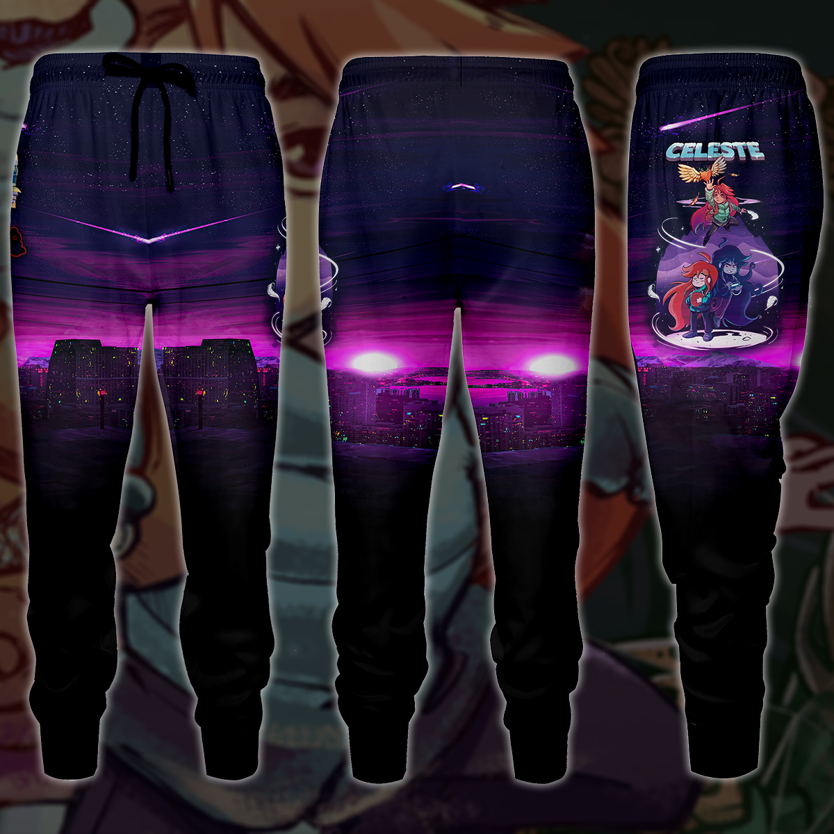 Celeste Video Game 3D All Over Printed T-shirt Tank Top Zip Hoodie Pullover Hoodie Hawaiian Shirt Beach Shorts Jogger Joggers