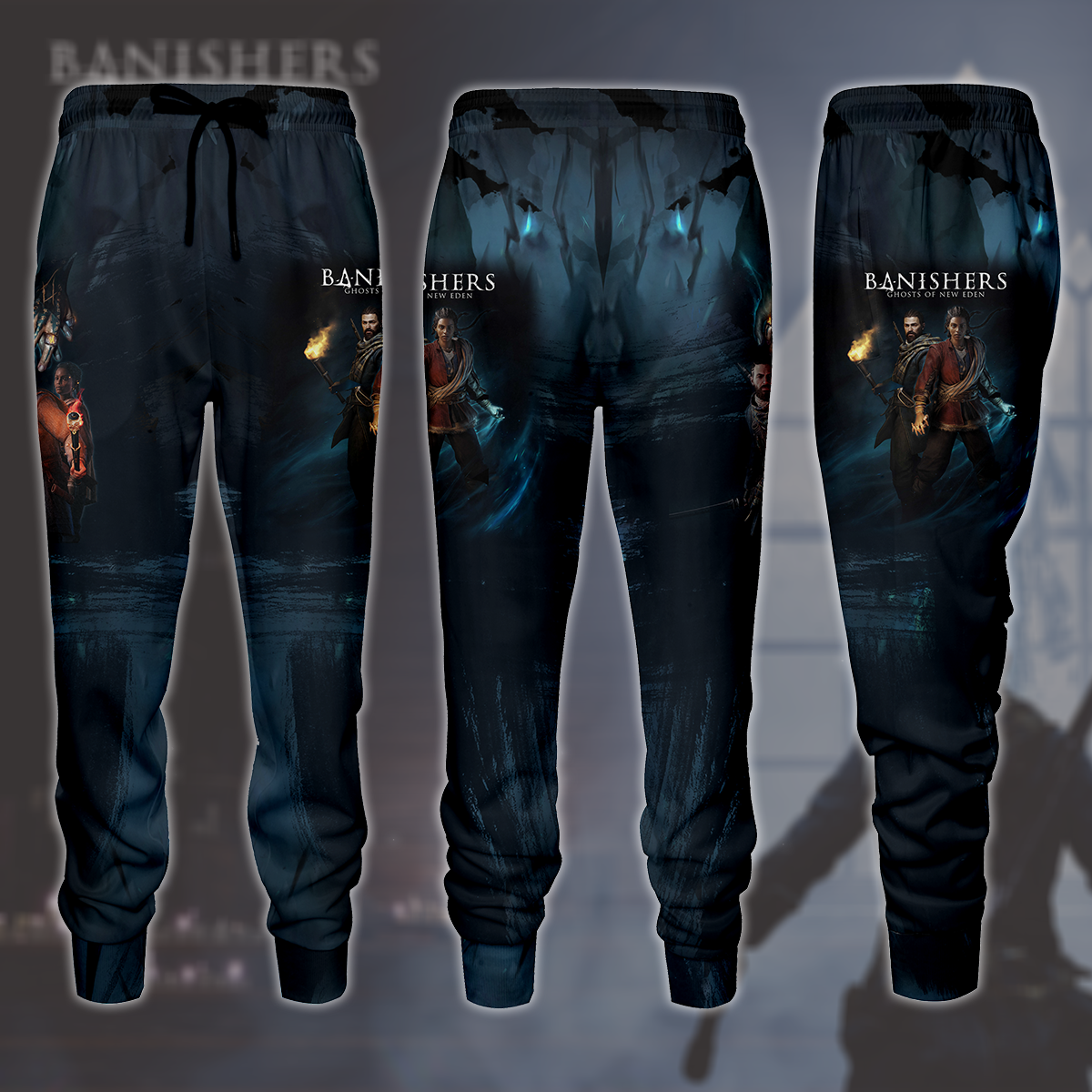 Banishers: Ghosts of New Eden Video Game All Over Printed T-shirt Tank Top Zip Hoodie Pullover Hoodie Hawaiian Shirt Beach Shorts Joggers Joggers