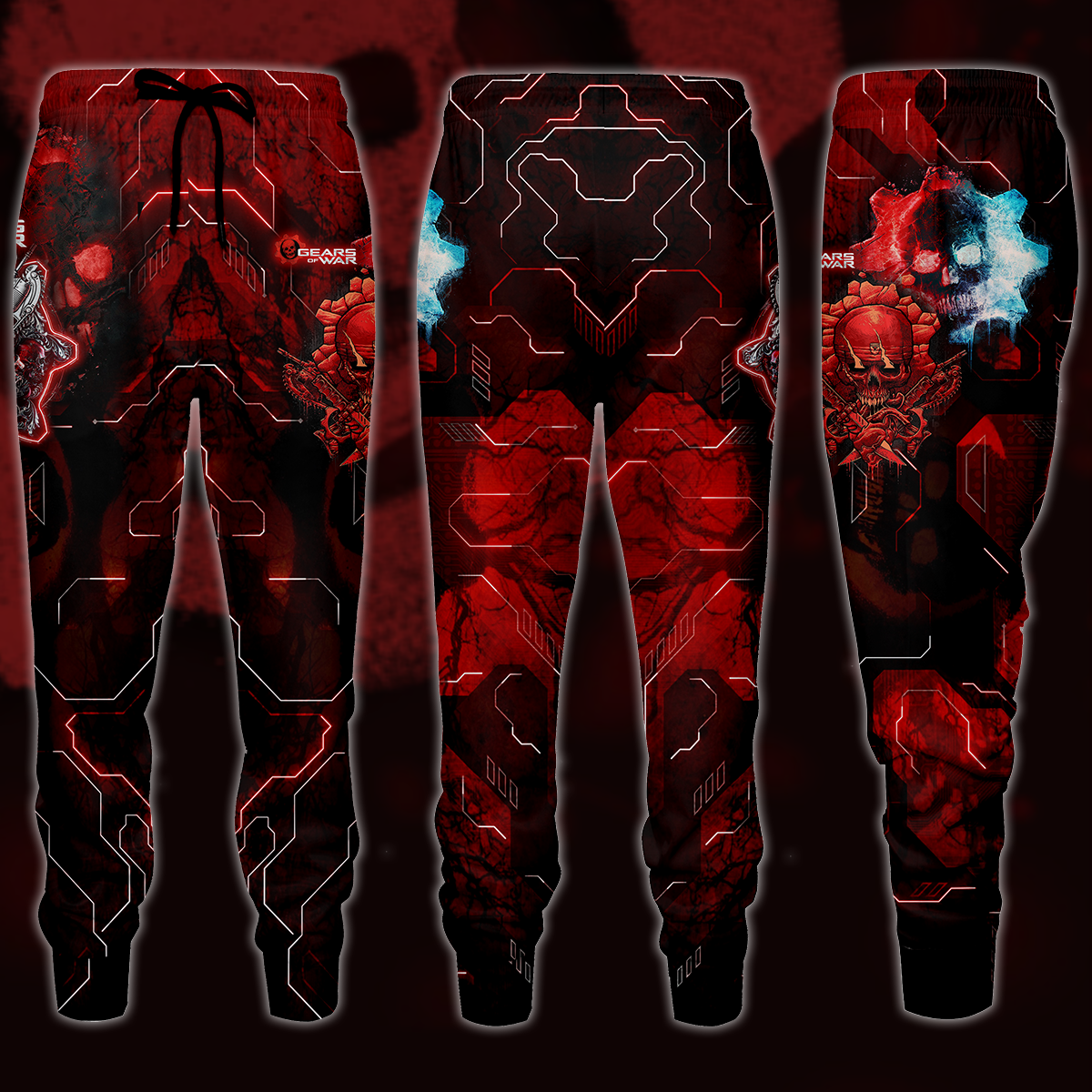 Gears of War Video Game 3D All Over Printed T-shirt Tank Top Zip Hoodie Pullover Hoodie Hawaiian Shirt Beach Shorts Jogger Joggers