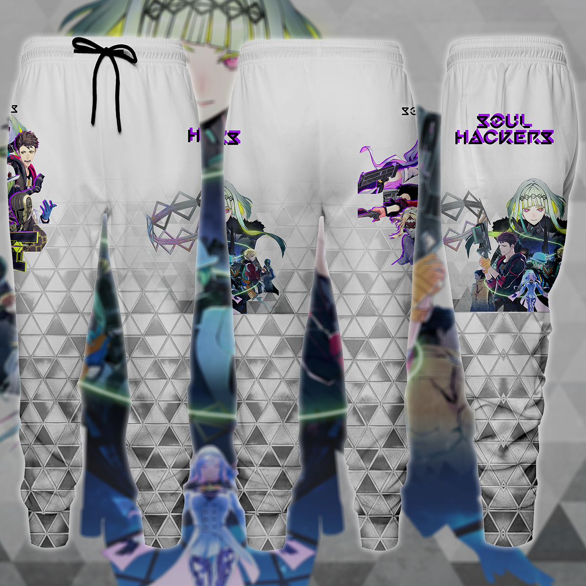 Soul Hackers 2 Video Game 3D All Over Print T-shirt Tank Top Zip Hoodie Pullover Hoodie Hawaiian Shirt Beach Shorts Jogger Joggers