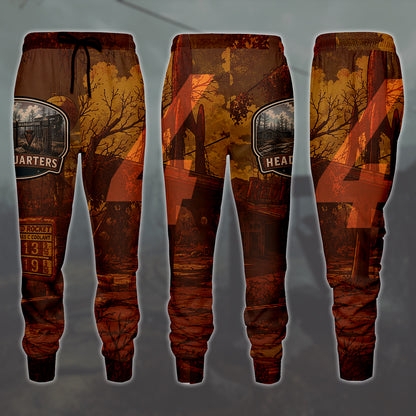 Fallout 4 Vintage National Park Style Video Game All Over Printed T-shirt Tank Top Zip Hoodie Pullover Hoodie Hawaiian Shirt Beach Shorts Joggers