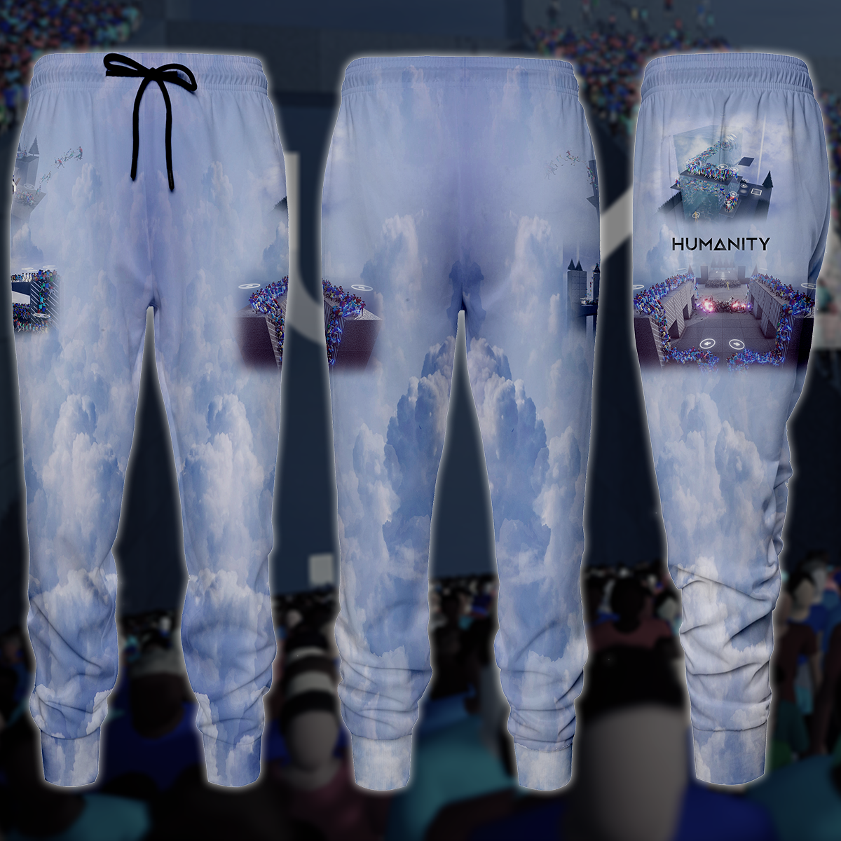 Humanity Video Game 3D All Over Printed T-shirt Tank Top Zip Hoodie Pullover Hoodie Hawaiian Shirt Beach Shorts Jogger Joggers