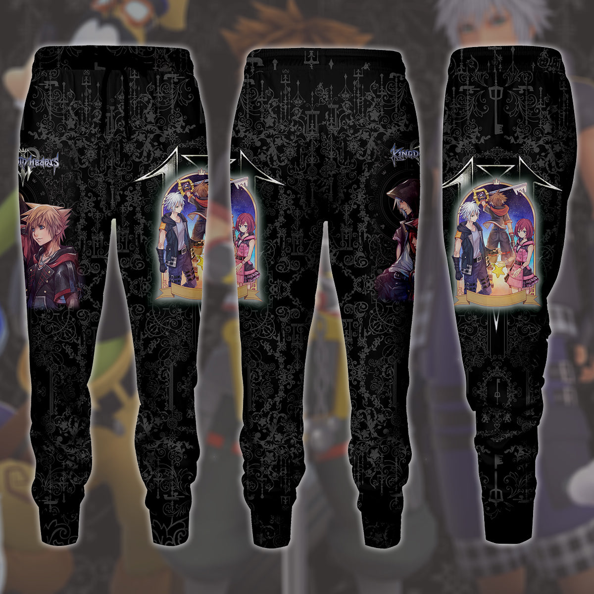 Kingdom Hearts 3 Destiny Island Trio Video Game All Over Printed T-shirt Tank Top Zip Hoodie Pullover Hoodie Hawaiian Shirt Beach Shorts Joggers Joggers