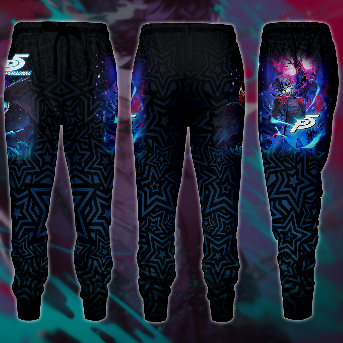 Persona 5 Video Game 3D All Over Printed T-shirt Tank Top Zip Hoodie Pullover Hoodie Hawaiian Shirt Beach Shorts Jogger Joggers