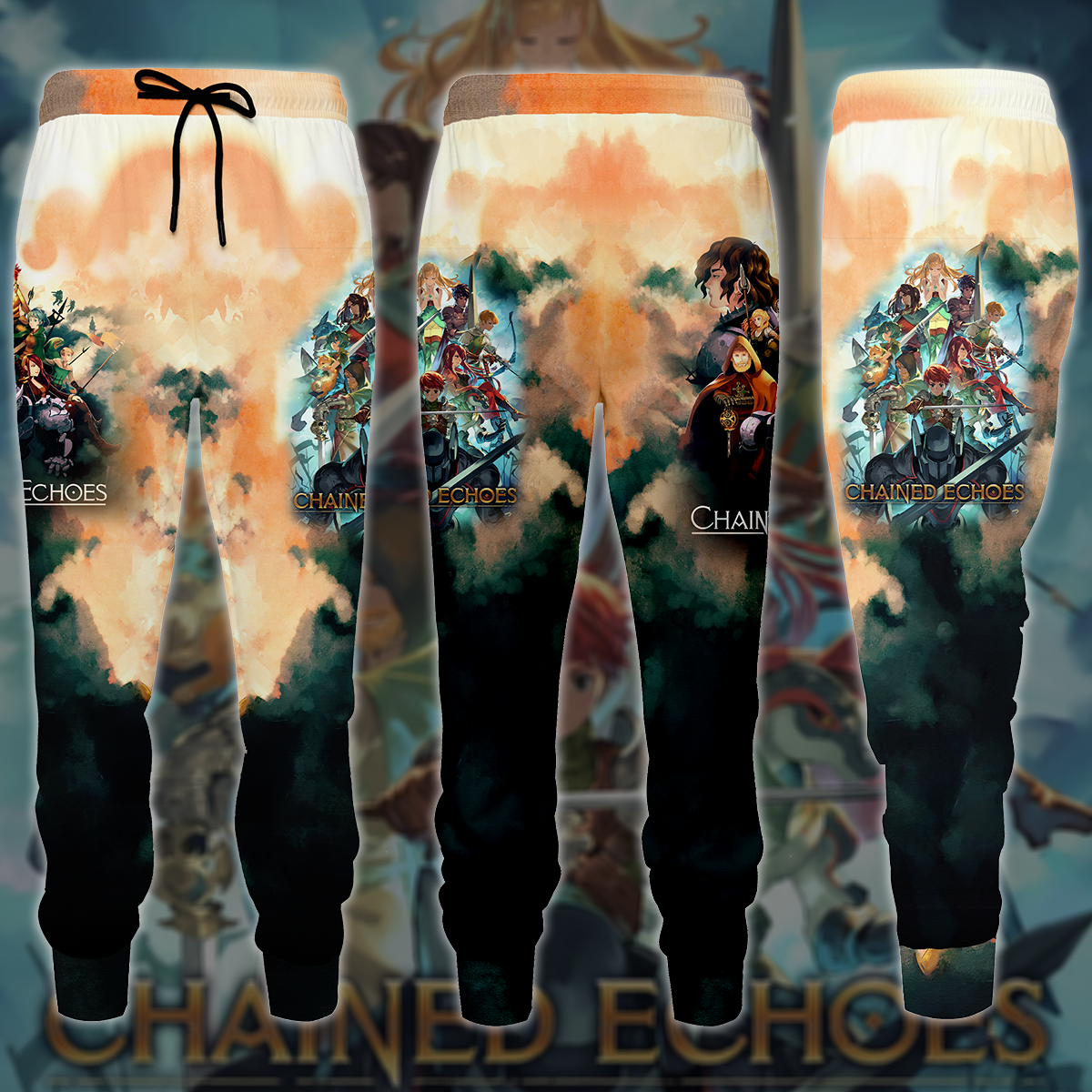 Chained Echoes Video Game 3D All Over Printed T-shirt Tank Top Zip Hoodie Pullover Hoodie Hawaiian Shirt Beach Shorts Joggers Joggers