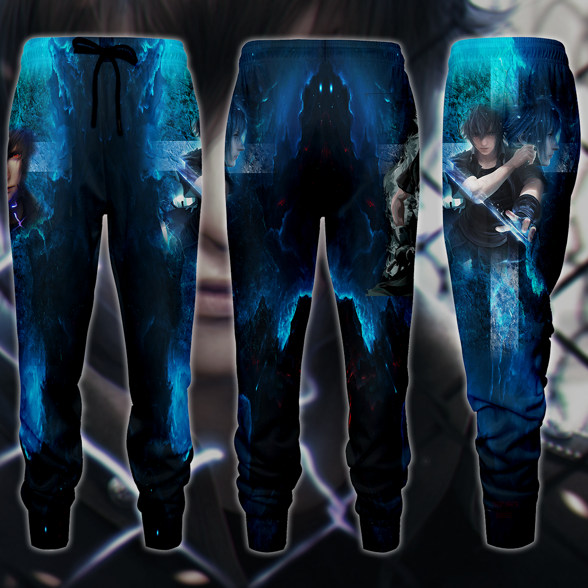 Final Fantasy XV Noctis Lucis Video Game 3D All Over Print T-shirt Tank Top Zip Hoodie Pullover Hoodie Hawaiian Shirt Beach Shorts Jogger Joggers