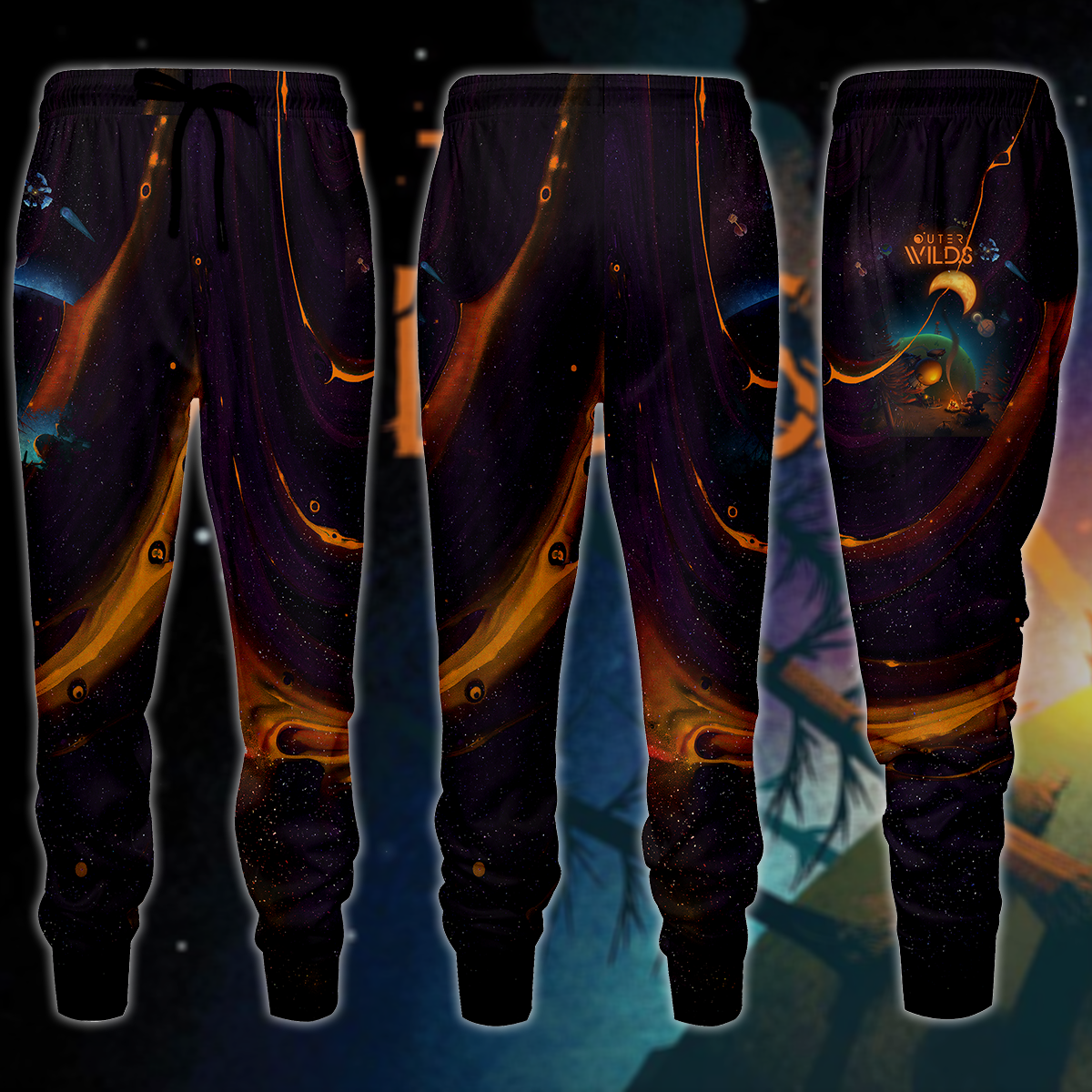 Outer Wilds Video Game 3D All Over Print T-shirt Tank Top Zip Hoodie Pullover Hoodie Hawaiian Shirt Beach Shorts Jogger Joggers