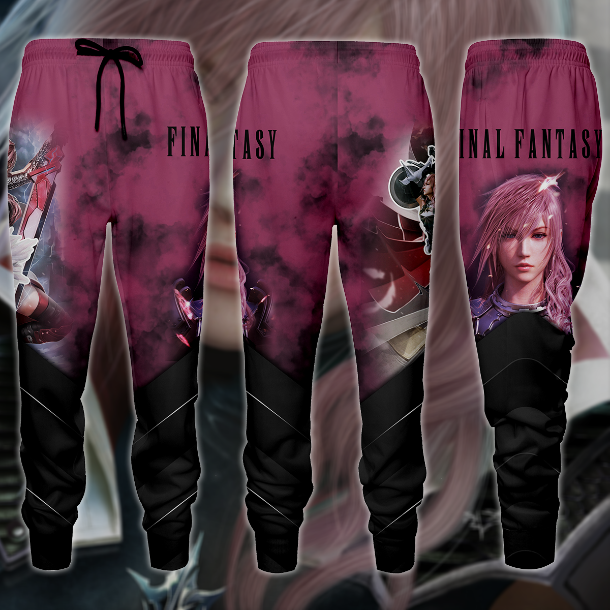 Final Fantasy XIII Video Game 3D All Over Print T-shirt Tank Top Zip Hoodie Pullover Hoodie Hawaiian Shirt Beach Shorts Jogger Joggers