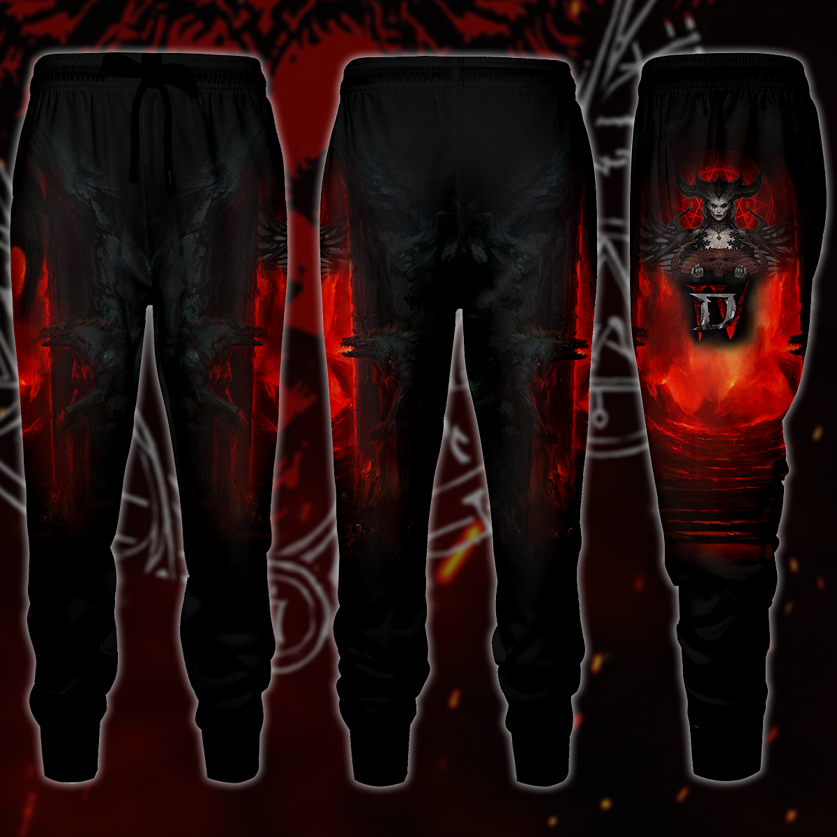 Diablo IV Video Game 3D All Over Printed T-shirt Tank Top Zip Hoodie Pullover Hoodie Hawaiian Shirt Beach Shorts Jogger Joggers