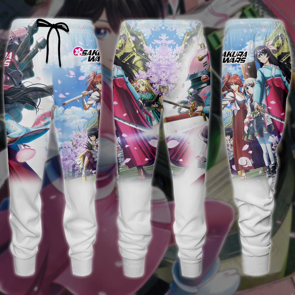 Sakura Wars Video Game 3D All Over Printed T-shirt Tank Top Zip Hoodie Pullover Hoodie Hawaiian Shirt Beach Shorts Jogger Joggers