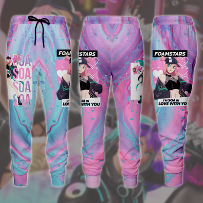 Foamstars Video Game All Over Printed T-shirt Tank Top Zip Hoodie Pullover Hoodie Hawaiian Shirt Beach Shorts Joggers Joggers