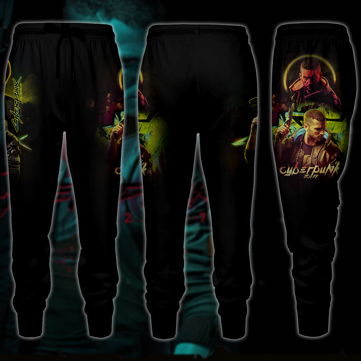 Cyberpunk 2077 Video Game 3D All Over Print T-shirt Tank Top Zip Hoodie Pullover Hoodie Hawaiian Shirt Beach Shorts Jogger Joggers