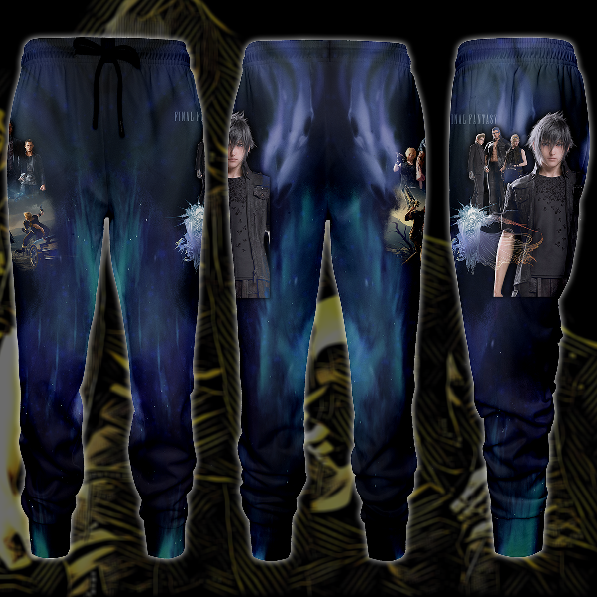 Final Fantasy XV Video Game 3D All Over Print T-shirt Tank Top Zip Hoodie Pullover Hoodie Hawaiian Shirt Beach Shorts Jogger Joggers