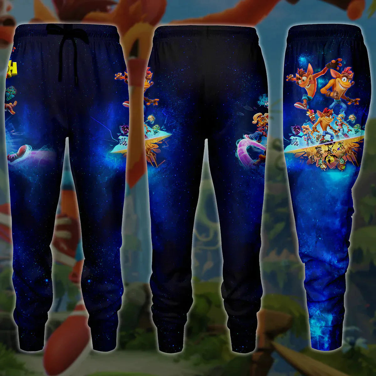 Crash Bandicoot Video Game 3D All Over Print T-shirt Tank Top Zip Hoodie Pullover Hoodie Hawaiian Shirt Beach Shorts Jogger Joggers