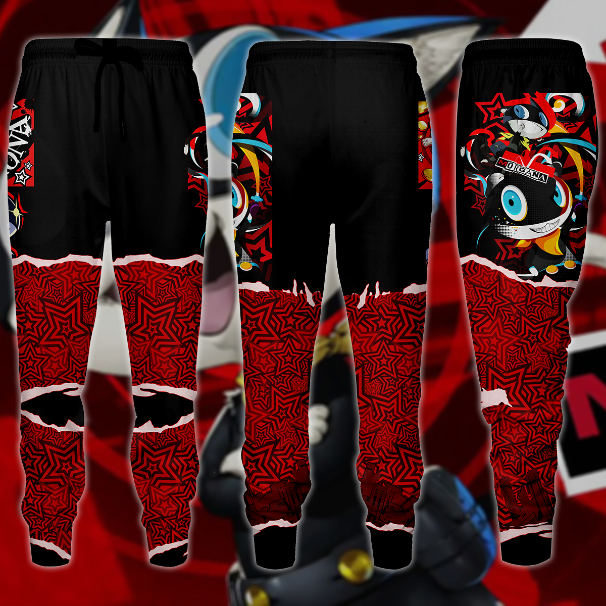 Persona 5 Strikers Morgana Video Game 3D All Over Print T-shirt Tank Top Zip Hoodie Pullover Hoodie Hawaiian Shirt Beach Shorts Jogger Joggers
