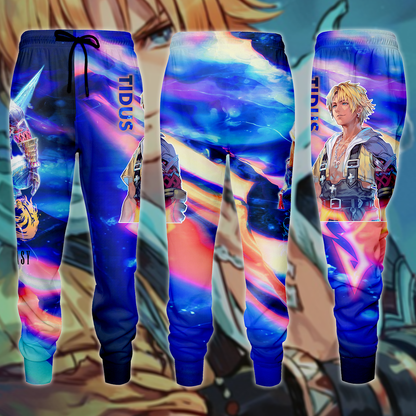 Final Fantasy X Tidus 3D All Over Print T-shirt Tank Top Zip Hoodie Pullover Hoodie Hawaiian Shirt Beach Shorts Jogger Joggers